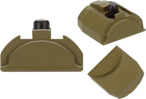 NDZ Performance Grip Plug for Glock Gen 4-5 with Backstrap – Heavyweight Brass – Fits G17 G19 G22 G23 G31 G34 G45 G47 – Cerakote Finish, Optional Laser Engraving – Made in USA in Saudi Arabia