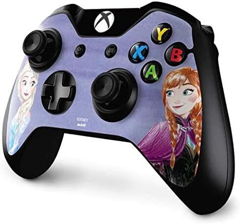 Skinit Decal Gaming Skin Compatible with Xbox One Controller - Officially Licensed Disney Frozen Elsa and Anna Sisters Art Design in Saudi Arabia