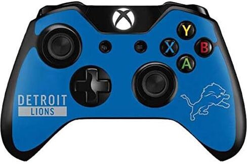 Skinit Decal Gaming Skin Compatible with Xbox One Controller - Officially Licensed NFL Detroit Lions Blue Performance Series Design in Saudi Arabia