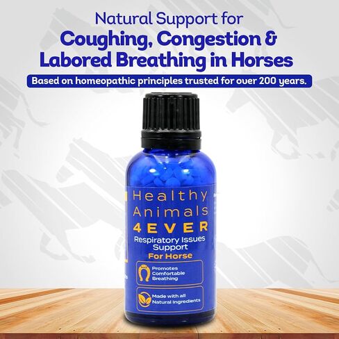 HealthyAnimals4Ever Horse All-Natural Equine Gastric Ulcer Syndrome (EGUS) Support -Reduces Ulcers & Other Stomach Lining Issues - Supplements for Horses - Homeopathic & Highly Effective-300 Tablets in Saudi Arabia