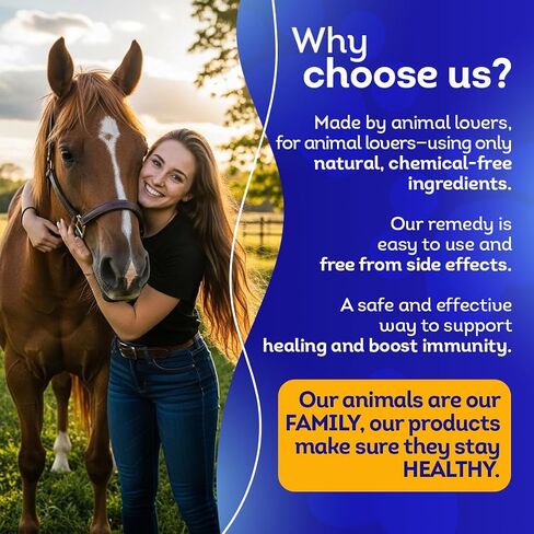 HealthyAnimals4Ever Horse All-Natural Equine Gastric Ulcer Syndrome (EGUS) Support -Reduces Ulcers & Other Stomach Lining Issues - Supplements for Horses - Homeopathic & Highly Effective-300 Tablets in Saudi Arabia
