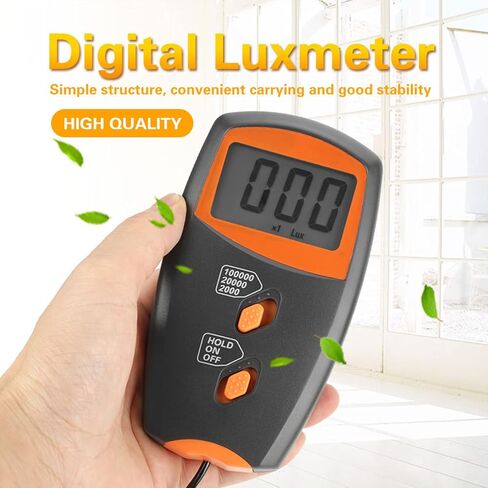 LX1010BS Digital Luxmeter Luxmeter, Illuminometer LCD Display Light Meter Environmental Testing Illuminometer in Saudi Arabia