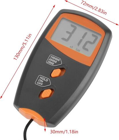 LX1010BS Digital Luxmeter Luxmeter, Illuminometer LCD Display Light Meter Environmental Testing Illuminometer in Saudi Arabia