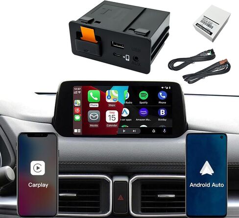 P2 PRO محول سلكي Mazda Apple CarPlay & Android Auto مع منفذ Type-C وشحن سريع | مجموعة تحديثية مطورة لعام 2025 لـ MZD Connect | تناسب (2015-2020) CX-5/CX-9/Mazda3/6/MX-5 | محور OEM TK78-66-9U0C in Saudi Arabia