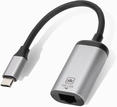 Gaeirt USB Type C to RJ45 Ethernet Adapter, Gigabit LAN Network Converter, Plug and Play in Saudi Arabia