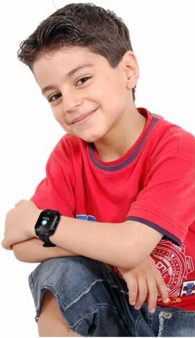 ساعة SkyAngel911Wrist الذكية للتنبيه الطبي - بدون عقد، تكلفة لمرة واحدة، كشف السقوط + 911 مكالمة من المعصم، ساعة مقاومة للماء للصحة والسلامة، صوت ثنائي الاتجاه، مساعدة الطوارئ لكبار السن والبالغين in Kuwait