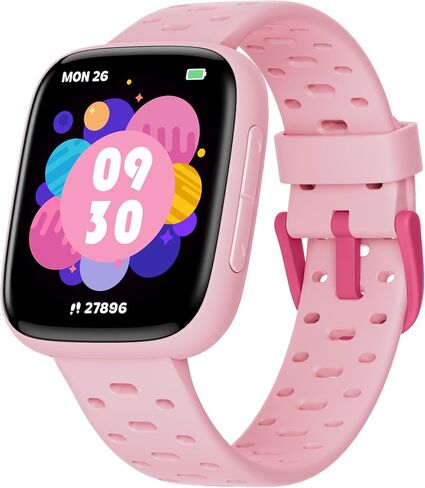 Smart Watch for Kids No Phone No APP Needed, 1.83" AMOLED Screen Fitness Tracker Watch with Pedometer, Kids Smart Watch with Heart Rate/Sleep Monitor, IP68 Waterproof for Girls 5-12 in Saudi Arabia