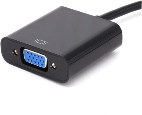 1080P DVI Male to VGA Female Video Converter Cable Black High Definition Adapter for Computer Laptop and TV in Saudi Arabia