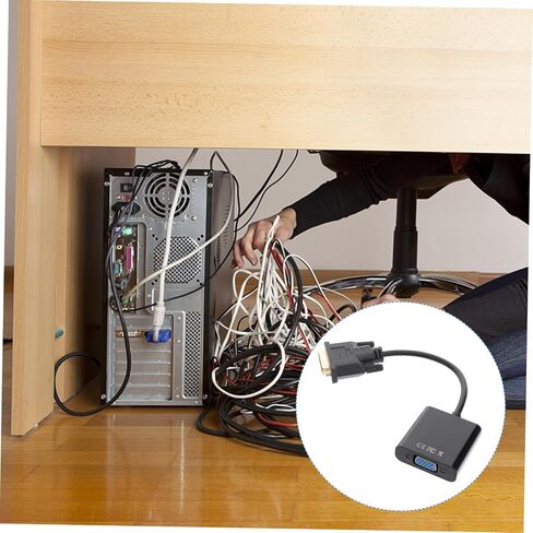 كابل محول Housoutil Dvi إلى Vga من الرقمي إلى التناظري يدعم المحول لا يحتاج إلى سائق in Kuwait