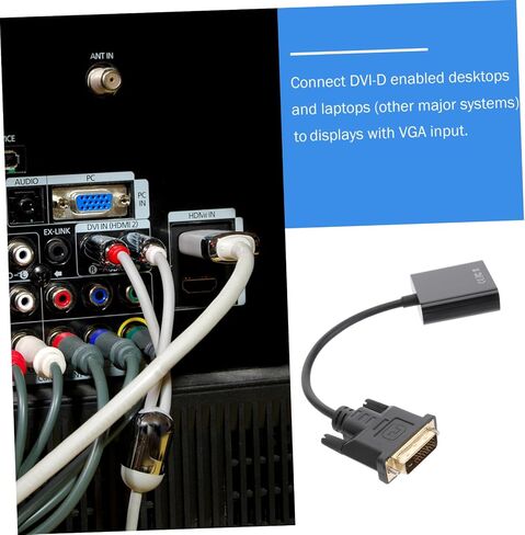 كابل محول Housoutil Dvi إلى Vga من الرقمي إلى التناظري يدعم المحول لا يحتاج إلى سائق in Kuwait