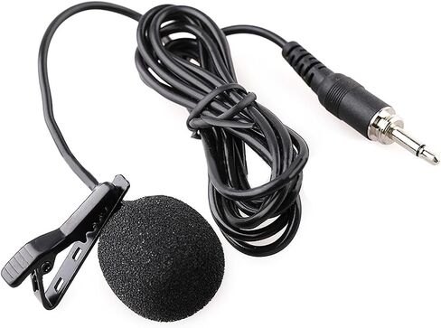 قم بترقية الصوت الخاص بك باستخدام قابس ميكروفون Lavalier Lapel هذا واستخدامه سهل التركيب وميكروفون احترافي أحادي الاتجاه Lavalier Lapel in Saudi Arabia