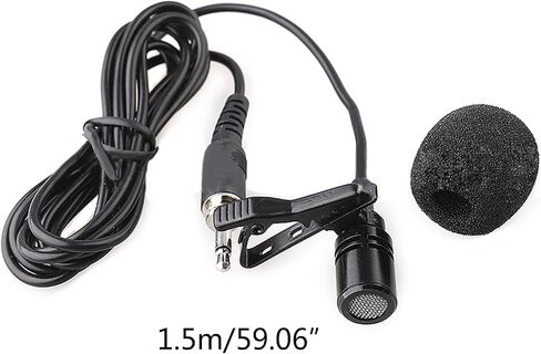 قم بترقية الصوت الخاص بك باستخدام قابس ميكروفون Lavalier Lapel هذا واستخدامه سهل التركيب وميكروفون احترافي أحادي الاتجاه Lavalier Lapel in Saudi Arabia