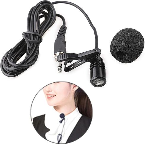 قم بترقية الصوت الخاص بك باستخدام قابس ميكروفون Lavalier Lapel هذا واستخدامه سهل التركيب وميكروفون احترافي أحادي الاتجاه Lavalier Lapel in Saudi Arabia