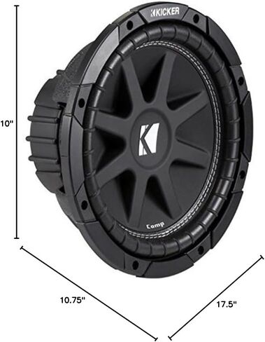 Harmony Audio HA-A400.1 متوافق مع 90-05 Mazda Miata MX-5 Sub Amp فردي 800 واط - 1 أوم ثابت، Kicker 43C104 10 بوصة Comp C10 Series Sub 150W RMS 4 Ohm SVC Sub & MAZDA1X10-MIATA Sub Box in Saudi Arabia