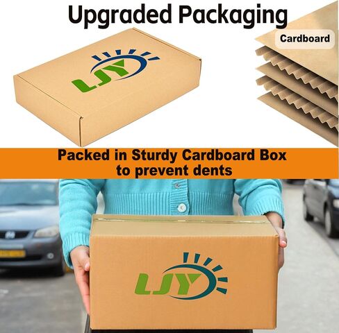 LJY 48 Pieces Black Round Aluminum Cans Screw Lid Metal Tins Jars Empty Slip Slide Containers (Mixed Sizes) in Kuwait