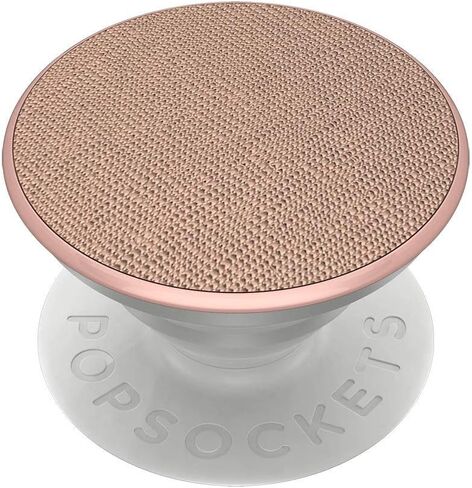 PopSockets: حامل ومقبض PopGrip الموسع مع جزء علوي قابل للتبديل للهواتف والأجهزة اللوحية - سافيانو روز جولد in Saudi Arabia