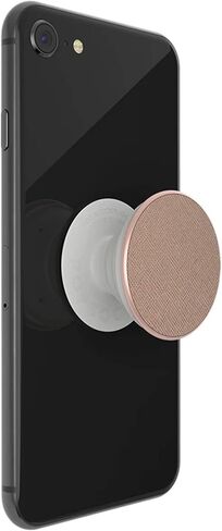 PopSockets: حامل ومقبض PopGrip الموسع مع جزء علوي قابل للتبديل للهواتف والأجهزة اللوحية - سافيانو روز جولد in Saudi Arabia