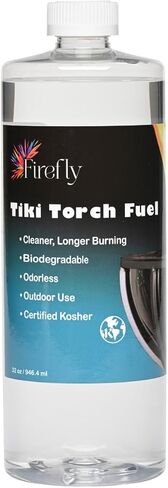 Firefly Tiki Torch Fuel – Clean-Burning Outdoor Lamp Oil for Tiki Torches and Lanterns. Low Smoke, Long-Lasting – Outdoor Patio & Garden Use (Citronella, 2 Gallons) in Kuwait