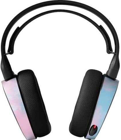 Skinit Decal Audio Skin Compatible with SteelSeries Arctis 5 - Officially Licensed Disney Lilo and Stitch Face Expression Pattern Design in Saudi Arabia