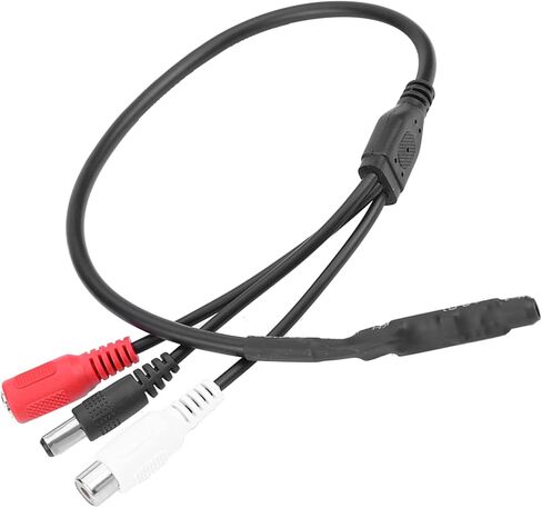 Walfront Mini Microphone, High Sensitive Audio Pickup Mic, Low Noise CCTV Microphone for DVRs, Adjustable Sensitivity for Systems in Saudi Arabia