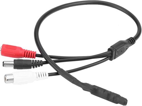 Walfront Mini Microphone, High Sensitive Audio Pickup Mic, Low Noise CCTV Microphone for DVRs, Adjustable Sensitivity for Systems in Saudi Arabia