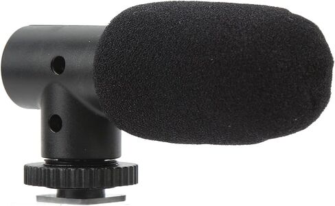 Qiilu Universal Mobile Phone Microphone for Interviews Video Recordings - High Sensitivity Camera Microphone with Noise Canceling - Great Sound Pickup Effect in Saudi Arabia