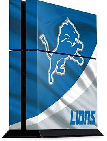 ملصق Skinit المخصص للألعاب متوافق مع وحدة تحكم PS4 - تصميم مرخص رسميًا من NFL Detroit Lions in Saudi Arabia