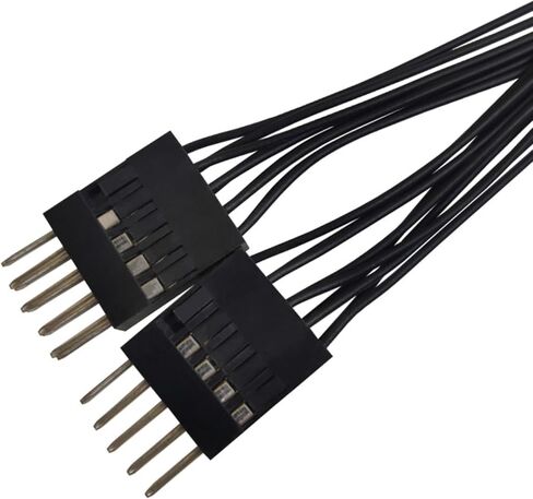 اللوحة الرئيسية 9pin USB2.0 رأس تمديد محول محولات USB2.0 أنثى To2 ذكر الفاصل المعلبة in Saudi Arabia