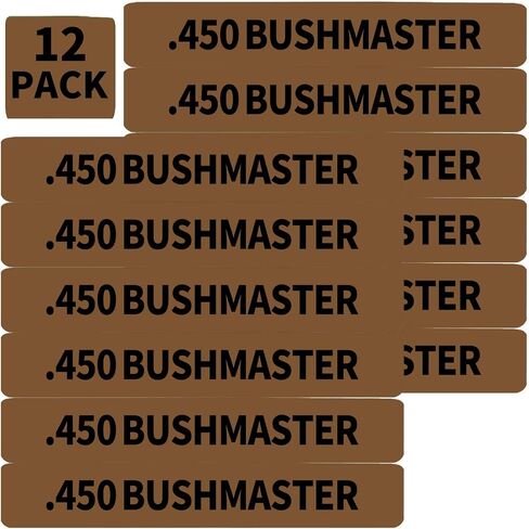 12 Pack Miaozhun .450 Bushmaster Magazine Marking Bands .450 Bushmaster Ammunition Caliber Identification (Black-Green) in Saudi Arabia