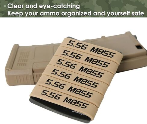 Aolamegs 5.56 M855 / 5.56 M193 أشرطة تحديد المجلات، 5.56 عيار مجلة، 6 عبوات in Kuwait