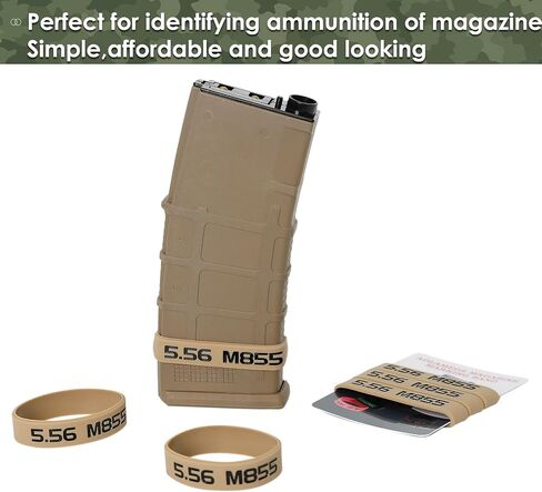 Aolamegs 5.56 M855 / 5.56 M193 أشرطة تحديد المجلات، 5.56 عيار مجلة، 6 عبوات in Kuwait
