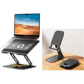 Lamicall Adjustable Laptop Stand & Ultra-Thin Cell Phone Stand in Saudi Arabia