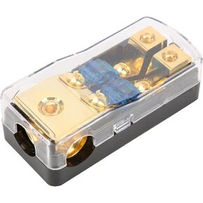 Mini Holder, 1 in 2 Way Out Car Audio Distribution Block Car Audio Block with High Performance for in Kuwait
