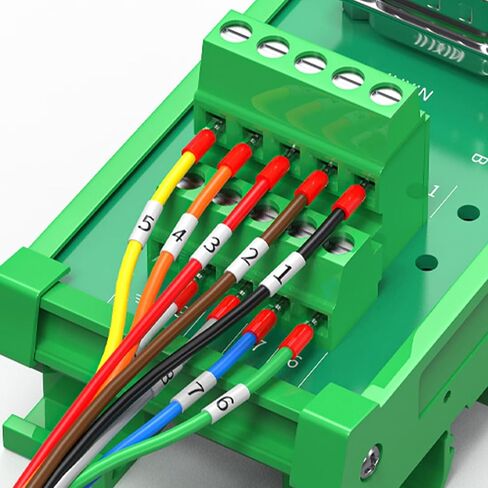 موصل ذكر DB9 إلى الأسلاك العارية، كابل تسلسلي DB9، كابل تمديد تسلسلي 9 دبوس 26AWG 3.3FT-1M، جميع الأسلاك التسعة مجهزة بكتل طرفية للعلامة، تقبل بروتوكولات الاتصال مثل RS232 وRS485 in Saudi Arabia