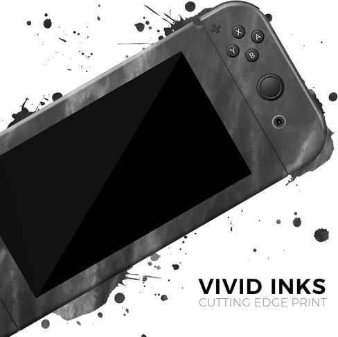 Design Skinz - Compatible with Nintendo Switch Lite - Skin Decal Protective Scratch-Resistant Removable Vinyl Wrap Cover - Black and Chalky White Marble in Saudi Arabia