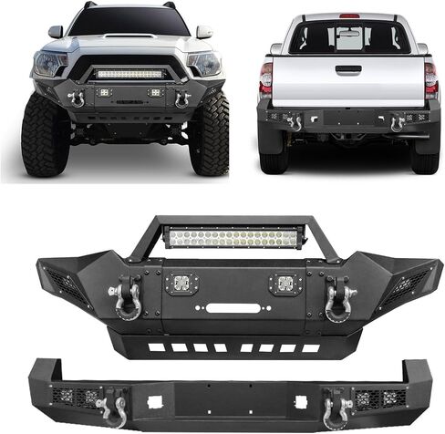 المصد الخلفي الصلب يناسب 2005 2006 2007 2008 2009 2010 2011 2012 2014 2014 2015 Tacoma مع LED LIDE D-RING TELLE in Saudi Arabia