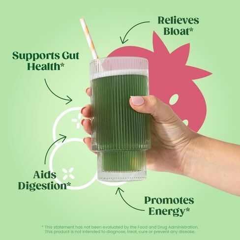 Bloom Nutrition Super Greens Powder Smoothie & Juice Mix - Probiotics for Digestive Health & Bloating Relief for Women, Digestive Enzymes with Superfoods Spirulina & Chlorella for Gut Health (Mango) in Saudi Arabia