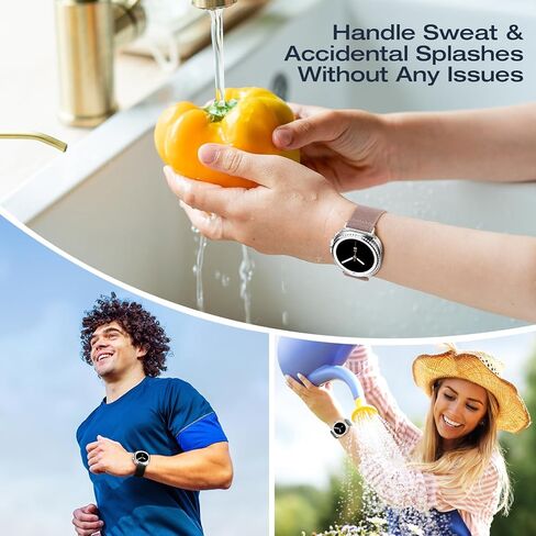 5 عبوات من الأربطة القابلة للتمدد متوافقة مع ساعة سامسونج جالاكسي 8 باند 40 ملم 44 ملم/ساعة سامسونج جالاكسي 8 الكلاسيكية 46 ملم، حزام رياضي من النايلون المقاوم للماء للنساء والرجال بدون فجوة in Kuwait