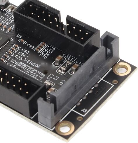 محول Ciciglow Mini PCI - E إلى USB3.0، بطاقة توسيع PCIE صغيرة إلى 4 منافذ مزدوجة 19PIN بسرعة 5 جيجابت في الثانية USB3.0 مع واجهة شحن، يدعم قابس USB الساخن in Kuwait