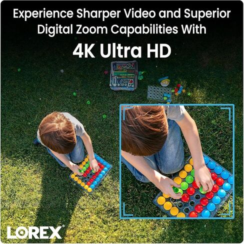 لوريكس 4K + 16 قناة (8 سلكية + 8 فيوجن واي فاي) نظام NVR سعة 2 تيرابايت | 3 كاميرات مقببة بيضاء بدقة 4K (بدون كابلات) | الإضاءة الأمنية الذكية | كشف الأشخاص والمركبات | رؤية ليلية ملونة | IP67 (متجدد) in Kuwait