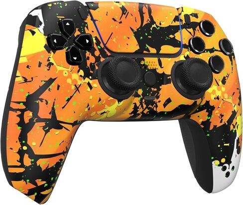 حزمة وحدة التحكم المخصصة Molten Camo - تتضمن وحدة تحكم لاسلكية مخصصة Molten Camo لأجهزة PS5 والكمبيوتر الشخصي وكابل USB-C المضفر وحقيبة حماية عالمية in Kuwait