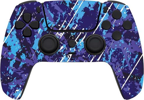 وحدة تحكم Custom Controllerzz Midnight Surge وحزمة الحافظة - تتضمن وحدة تحكم لاسلكية مخصصة Midnight Surge لأجهزة PS5 والكمبيوتر الشخصي وحقيبة سفر واقية عالمية in Kuwait