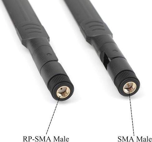 هوائي 2.4G/5.8G 8dBi LTE SMA ذكر لبطاقة شبكة الكمبيوتر، راوتر WLAN، 4 حزم، أبيض in Saudi Arabia