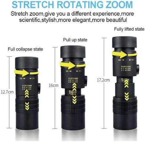 4K 10-300X 40mm Waterproof Shockproof Monocular Telescope for Bird Watching, Outdoor Hunting, and Travel in Saudi Arabia
