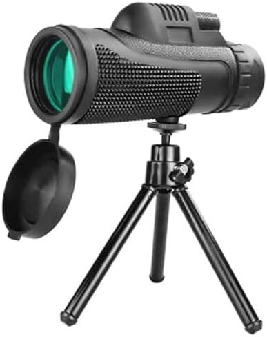 40x60 HD Monocular Telescope - Waterproof, Fogproof with Compass, Smartphone Holder & Tripod for Bird Watching in Saudi Arabia
