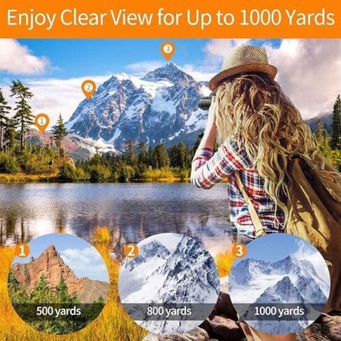 تلسكوب أحادي العين 4K 10-300X 40 مم مع حامل هاتف وحامل ثلاثي القوائم لمشاهدة الطيور والصيد والسفر in Saudi Arabia