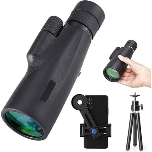 10X30 High Power HD Monocular Telescope with BAK-4 Prism and FMC Lens for Bird Watching, Travel, Camping, and Hiking in Saudi Arabia