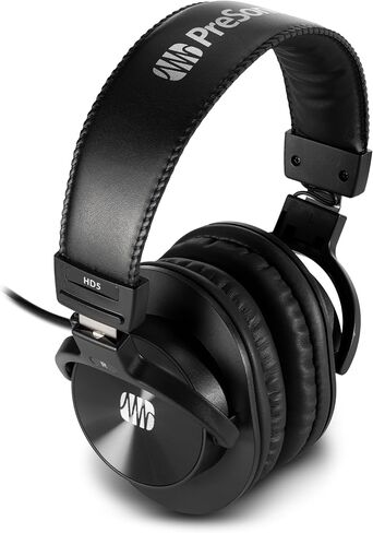 سماعات رأس PreSonus HD5 للمراقبة الاحترافية - سماعات رأس سلكية ومغلقة من الخلف لتسجيل الاستوديو فوق الأذن للمزج والمراقبة الاحترافية in Saudi Arabia