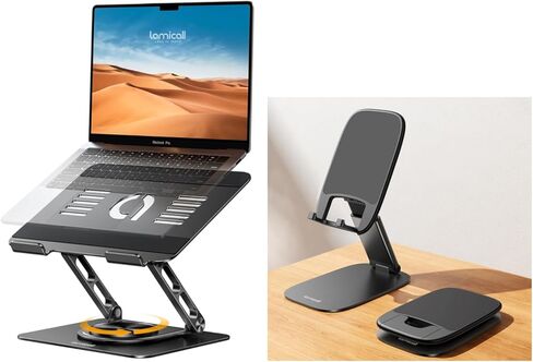 Lamicall Adjustable Laptop Stand & Ultra-Thin Cell Phone Stand in Saudi Arabia