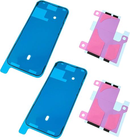 2Pack Front Screen Frame Adhesive + 2Pack Battery Adhesive Sticker Double Glue Tape Replacement Part for iPhone 14pro /14pro max (for iPhone 14pro) in Saudi Arabia
